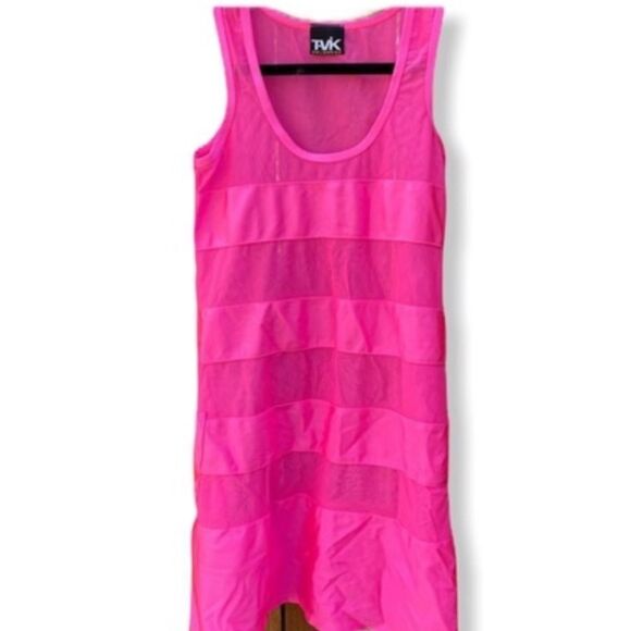 Tavik Swimwear Sheer Pink Dress‎ Cover-Up Nwt - Picture 1 of 8